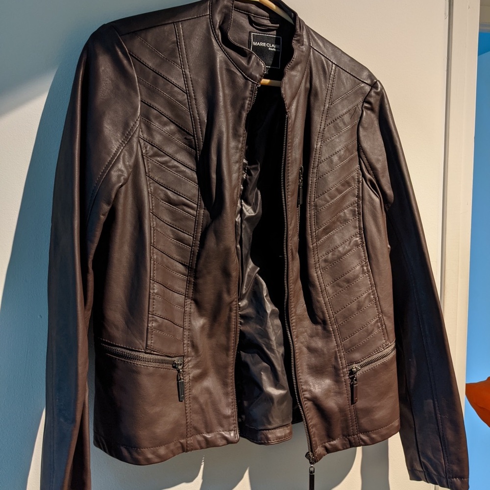 Maire Claire brown jacket size small